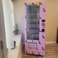 24 heures sur 24, distributeur automatique de collations, de nourriture et d'eau, distributeur automatique de boissons glacées au supermarché
