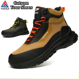 Botas de Seguridad de Microfibra para Hombre Diansen, Logotipo Personalizado, Anti-Impacto, Anti-Pinchazos, Puntera de Acero, Antideslizantes, para Todas las Temporadas - Product Image 1