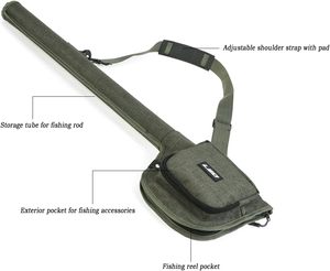 Ensemble <span class=keywords><strong>canne</strong></span> à pêche à la <span class=keywords><strong>mouche</strong></span> et moulinet de 9 pieds avec sacs de rangement, kit de démarrage complet - Product Image 5