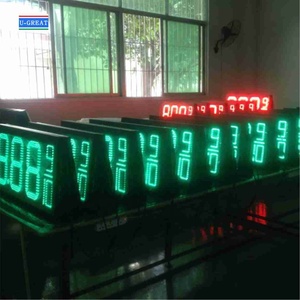 Panneau numérique LED pour <span class=keywords><strong>station</strong></span>-service 28 pouces Form 8.888 8.889/10 télécommande sans fil LED pour prix du gaz - Product Image 1