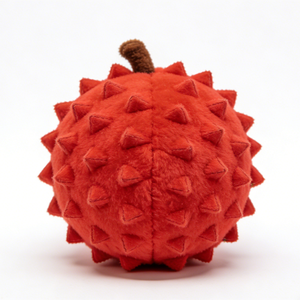 Peluche de rambutan personalizado, juguete de peluche de fruta tropical con púas, muñeco de rambutan rojo, almohada de peluche de fruta, fruta exótica de dibujos animados - Product Image 6
