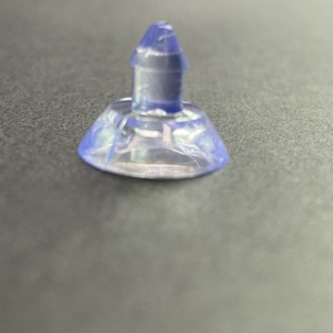 Ventosa de vacío de goma de silicona de PVC transparente/transparente con cabeza de hongo para vidrio - Product Image 2