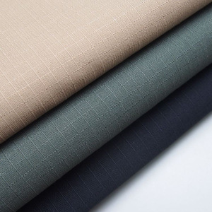 Cổ phiếu bán buôn Chất lượng cao duy nhất-sợi Twill bảo hộ lao động vải TC vải 65 35 TC shirting vải TC - Product Image 1