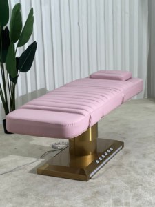 Table de massage portable de salon, table de massage électrique, lit de beauté, lit de spa facial, lit de traitement pour les cils, lit de salon - Product Image 2