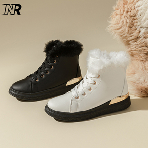 Chaussures de <span class=keywords><strong>randonnée</strong></span> d'hiver pour femmes, bottes de <span class=keywords><strong>neige</strong></span> à lacets classiques, chaussures d'extérieur pour femmes - Product Image 5