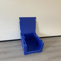 Maßgefertigte Leichtgewichtige Recycelbare Stapelbare Kommissionierbehälter/PP-Hohlkammerboxen/Wellplastikboxen für Sockenaufbewahrung