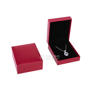 Eco Friendly Imitation Leather Paper Plastic <b>Jewelry</b> Box Multi Sizes Velvet Lining Custom Logo Jewellery Gift Container - Product Image 1