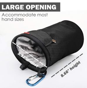 Bolsa de Cuerda para Equipo de Escalada, Bolsa de Tiza para Escalada en Roca, Cubo para Tiza de Bouldering con Cinturón Ajustable y Mosquetón - Product Image 4