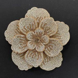 2026年激安セール ガラスラインストーン 3D立体フラワー 衣類パッチ 靴 バッグ 衣類DIYアクセサリー フラワー - Product Image 3