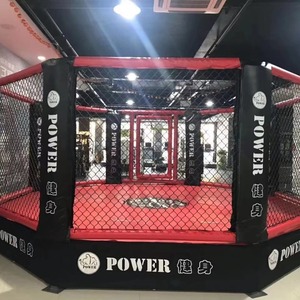 Chuyên nghiệp cao bát giác MMA lồng kích thước đầy đủ <span class=keywords><strong>UFC</strong></span> đấm bốc lồng bát giác với nền tảng bên - Product Image 1