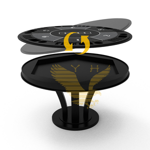 YH Double Face Ronde En Bois Réversible Table De <span class=keywords><strong>Poker</strong></span> Texas Table De <span class=keywords><strong>Poker</strong></span> Pour La Maison - Product Image 1