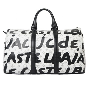 <strong>Leather</strong> Gym <strong>Holdall</strong> for <strong>Women</strong>,Custom <strong>Leather</strong> Gym Duffel Bags,<strong>Leather</strong> Handbags Duffel Bag with Printing for Sports - Product Image 2