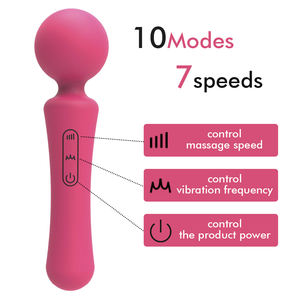 <span class=keywords><strong>Amazon</strong></span> Venta <span class=keywords><strong>caliente</strong></span> <span class=keywords><strong>silicona</strong></span> USB recarga poderoso de AV gran varita mágica vibradores inalámbrico masajeador - Product Image 5