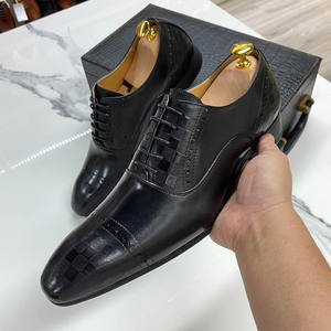 Chaussures de soirée pour hommes 2026 avec embout en caoutchouc anti-odeur, style Oxford à lacets, en cuir véritable camouflage, pour printemps, automne et hiver - Product Image 6