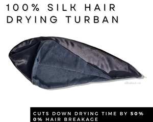 Serviette de cheveux en soie satinée à séchage rapide pour femmes YSD enveloppement de bain de style turban pour le soin des cheveux - Product Image 4