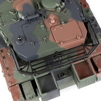 Modèle de char de combat principal Merkava israélien char RC à l'échelle 1:18 avec fonctions de tir PP et de balle d'eau et de fumée comprenant des piles