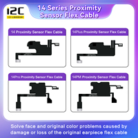 Cable flexible con sensor de proximidad para auricular I2C 8-15PM/Pad Pro, True Tone, Face ID, repuesto para reparación de teléfonos móviles