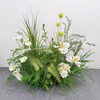Bruidsboeket van kunstmatige plastic bloemen, bosstijl, decoratie voor gangpaden, afstudeerbaan, verjaardagsfeest, locatie voor evenementen