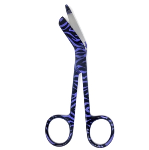 Ciseaux à pansements Zebra Lister violets 5,5 pouces entièrement recouverts, outils de coupe médicaux, meilleur fournisseur en gros - Product Image 3