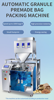 Machine pneumatique automatique pour sachets à fermeture éclair (stand-up) en kraft et plastique (doypack) pour noix, café, aliments et graines, avec composants de moteur