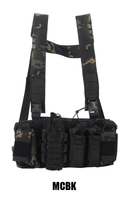 Gilet tactique à la mode pour homme, sac imperméable antivol, harnais pour le tir, la chasse, les jeux CS, gilet de poitrine souple avec fermeture éclair Molle