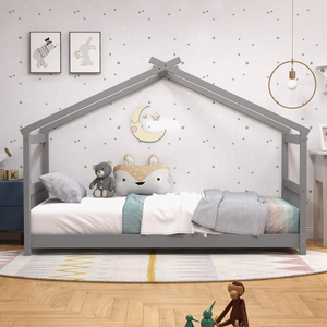Lettino <span class=keywords><strong>per</strong></span> Bambini in Legno con Sponde di Sicurezza, Design Moderno, Ecologico, Confortevole, con Testiera, Bianco, <span class=keywords><strong>per</strong></span> Camera da Letto - Product Image 4