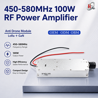 Module amplificateur de puissance RF GaN 100W 450-580MHz pour système anti-drone
