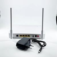 ONU ONT F670L Modem Router Dual Band, Modem GPON 4GE + 1TEL + 1USB + WIFI2.4G/5G serat optik FTTH FTTB F670L