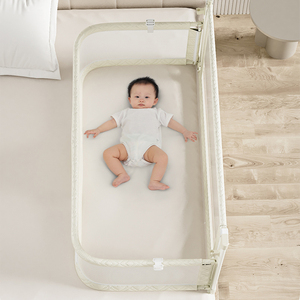 Nuovo design 3-in-1 letto in letto convertibile bambino al bambino culla multifunzionale Guardrail barriera sul comodino culla - Product Image 5