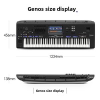 Genos 2 Electronic Keyboard Professional Arrangement Performance Synthesizer 76-Key High-End Music Workstation