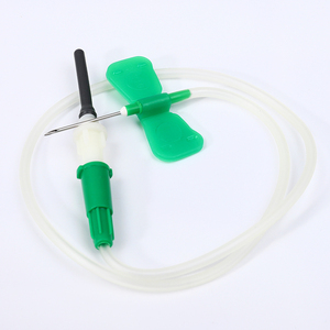 Equipo Médico Desechable para Extracción de Sangre, Aguja de Mariposa con Soporte para Extracción Segura de Sangre de la Vena del Cuero Cabelludo - Product Image 3