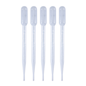 0.2ml,0.5ml,1ml,2ml,3ml,5ml,10ml Graduated Transfer Pipette Dropper <b>Pasteur</b> Pipettes Plastic Disposable Transfer Pipettes - Product Image 1