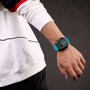 นาฬิกาข้อมือ NAVIFORCE 9242 รุ่นใหม่สำหรับผู้ชาย กันน้ำ แฟชั่น ควอตซ์ จอแสดงผลคู่ สายซิลิโคน วัสดุ Relogio Feminino - Product Image 5