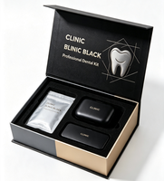 Boîte rigide magnétique personnalisée pour le rangement des aligneurs orthodontiques, boîte d'emballage dentaire avec sacs, fournitures de laboratoire dentaire