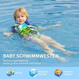 Gogokids <span class=keywords><strong>Gilet</strong></span> <span class=keywords><strong>de</strong></span> bain flottant en néoprène pour tout-petits Maillot <span class=keywords><strong>de</strong></span> bain flottant <span class=keywords><strong>Gilet</strong></span> <span class=keywords><strong>de</strong></span> sauvetage pour enfants Veste <span class=keywords><strong>de</strong></span> <span class=keywords><strong>flottaison</strong></span> pour enfants - Product Image 5