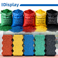 Poudre de pigment d'oxyde de fer pour béton coloré, ciment, sol, brique – Haute force de teinture – Approvisionnement direct usine