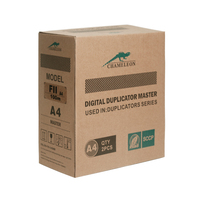 Papier Master pour Imprimante Numérique Chameleon, Film Duplicateur Anti-Bouclage Certifié SCCP, Longueur 100m, Série SF pour Copieurs Riso