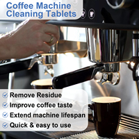 Tablettes de nettoyage pour cafetière écologiques non toxiques, formule de qualité alimentaire pour les cafetières à filtre, 30 tablettes par boîte
