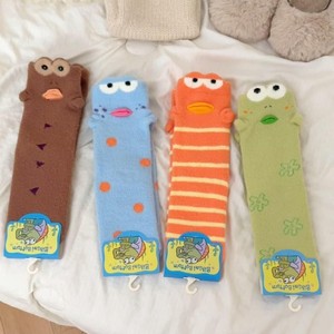 Calcetines de punto gruesos y cálidos para otoño/invierno, con diseño 3D de dibujos animados divertidos (Bikini Castle, <span class=keywords><strong>Ugly</strong></span> Fish), bonitos, suaves y absorbentes, para uso diario. - Product Image 2