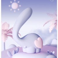 Vibrateurs pour adultes au design éléphant mignon, contrôle par application, chauffant, avec fonction de balancement, godemiché et masseur clitoridien, jouets sexuels érotiques, vente en gros