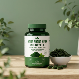 ยี่ห้อของคุณ คลอเรลล่า แคปซูล 120 เม็ด อาหารเสริม สารต้านอนุมูลอิสระ เสริมภูมิคุ้มกัน บำรุงเส้นผม ซูเปอร์ฟู้ดจากธรรมชาติ - Product Image 1