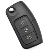 Carcasa Universal para Control Remoto de Auto de 3 Botones, Llave HU101 sin Cortar, Llave Inteligente con Entrada sin Llave, Arranque Remoto, Programador de Llaves de Vehículo