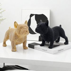 Nouvelle arrivée 2024 produits extra large résine bouledogue français <span class=keywords><strong>statue</strong></span> bouledogue stockage majordome sculpture maison <span class=keywords><strong>déco</strong></span> ornements - Product Image 2