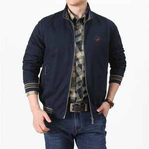 Commercio all'ingrosso personalizza giacche da uomo taglie forti giacca Bomber da uomo in cotone 100% college - Product Image 4