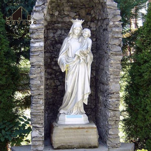 QUYANG Jardin Décoration Église Taille Réelle Marie Statue Catholique Religieux Marbre <span class=keywords><strong>Virgen</strong></span> <span class=keywords><strong>De</strong></span> <span class=keywords><strong>Guadalupe</strong></span> Statues - Product Image 6