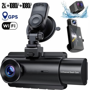 Ad308 3 Máy Ảnh 4K + 1080P Dashcam Tầm Nhìn Ban Đêm Xe Hộp Đen Dash Máy Ảnh Với <span class=keywords><strong>Wifi</strong></span> GPS - Product Image 2