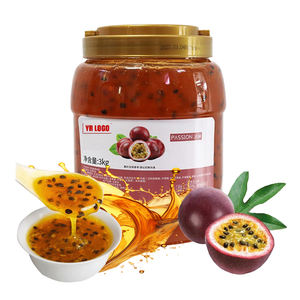 Ingrédients pour Bubble Tea de Haute Qualité YUECHUANXIANG, Confiture à la Saveur de Fruit de la Passion et de Mangue, 3 kg, Qualité Alimentaire, Confiture Instantanée Prête à Manger - Product Image 1