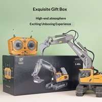Excavatrice Électrique Réaliste de Grande Taille en Alliage, Suivi GPS, pour Travaux Transfrontaliers