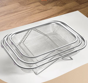 Escurridor de Cocina Retráctil y Ajustable de Acero Inoxidable de Grado Alimenticio Multiusos Syh245 al por Mayor - Product Image 4