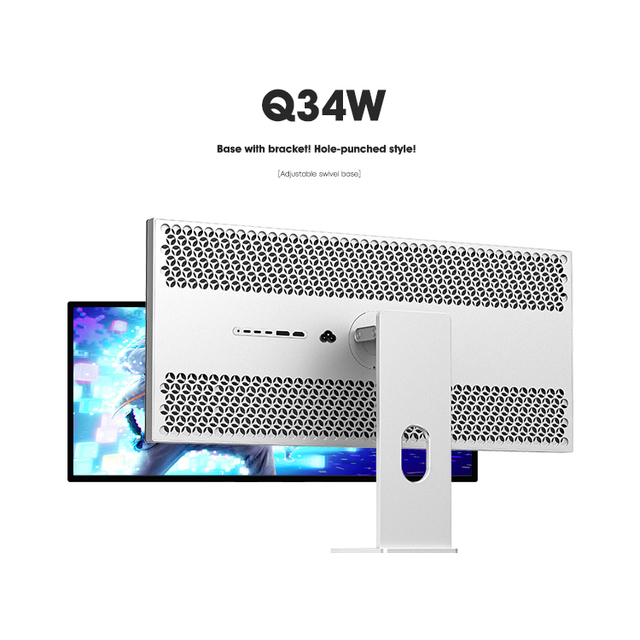 Kuycon Q34W 4K Gaming Office Desktop Computer Monitor Lcd Monitor 34Inch Gaming Monitor Q34W